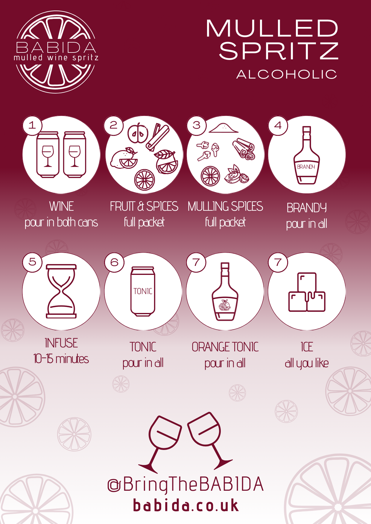 BABIDA Mulled Wine Spritz Drinks Kit & Gift Hamper