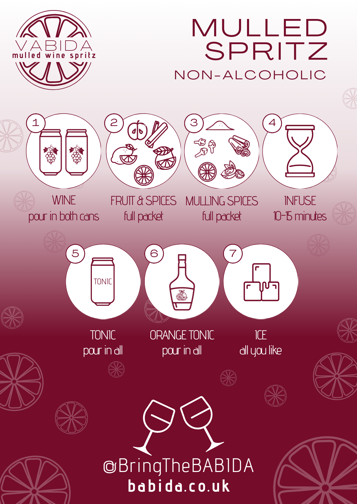 VABIDA Mulled Wine Spritz Drinks Kit & Gift Hamper