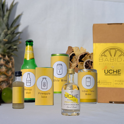 BABIDA Pineapple Mule with UCHE Rum Drinks Kit & Gift Hamper