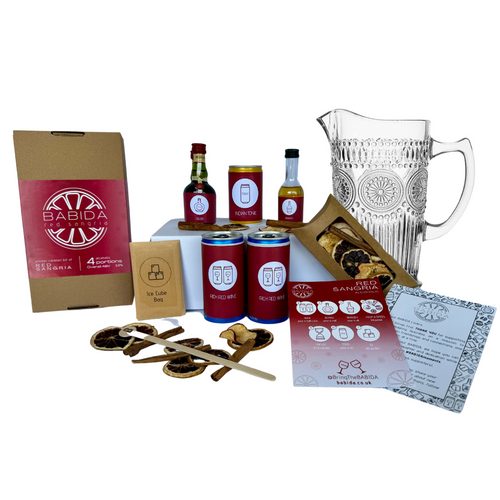 BABIDA Red Sangria Drinks Kit & Gift Hamper | Sangria Gift Set Party Edition