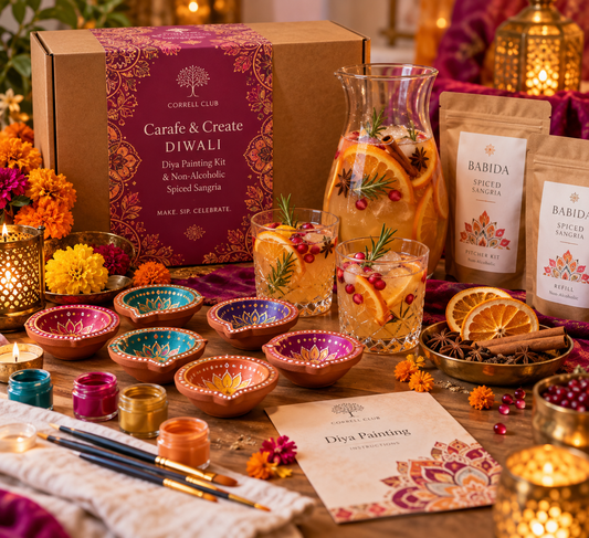 Diwali Carafe & Create | Diya Painting & Non-Alcoholic Spiced Sangria