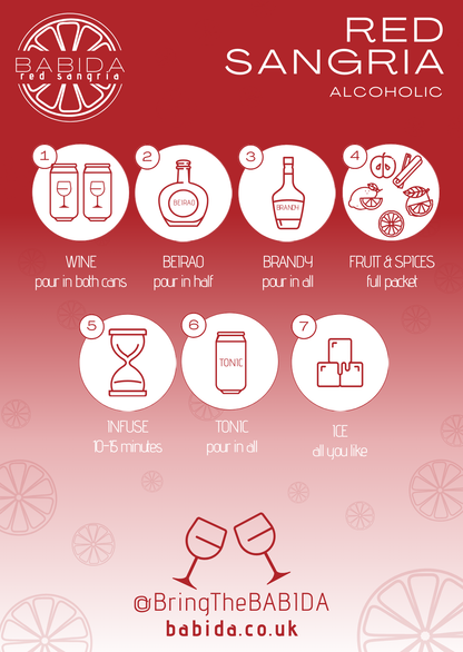 BABIDA Red Sangria Drinks Kit & Gift Hamper