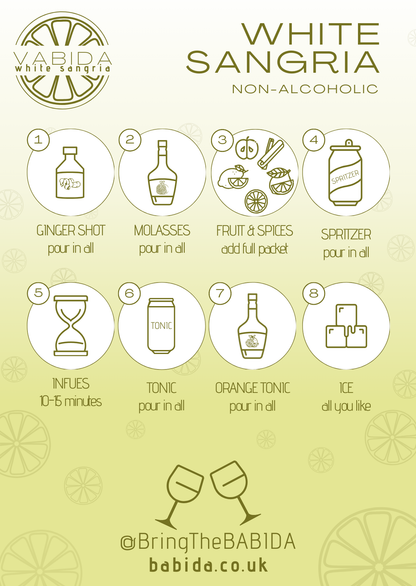 VABIDA White Sangria Drinks Kit & Gift Hamper