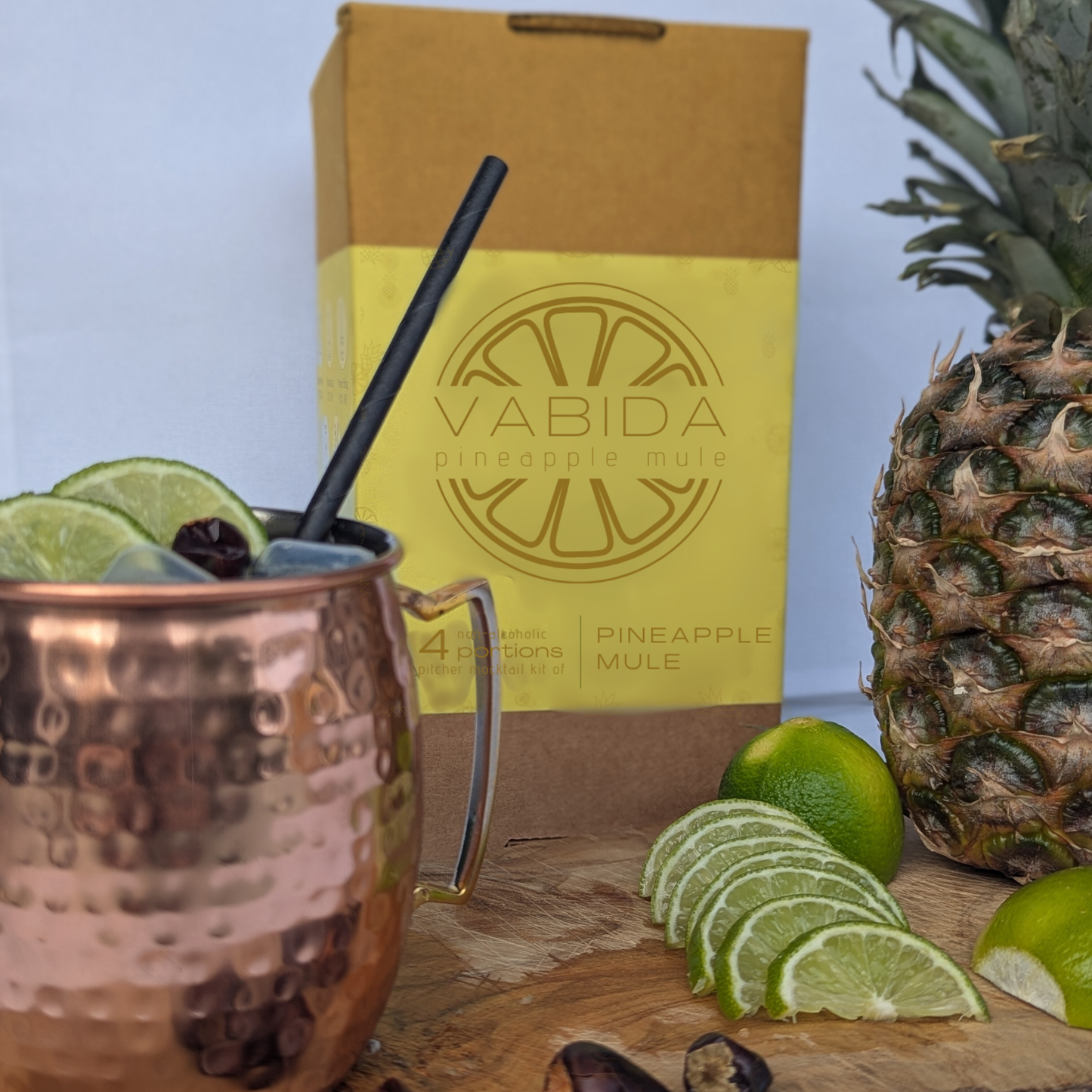VABIDA Pineapple Mule Drinks Kit & Gift Hamper