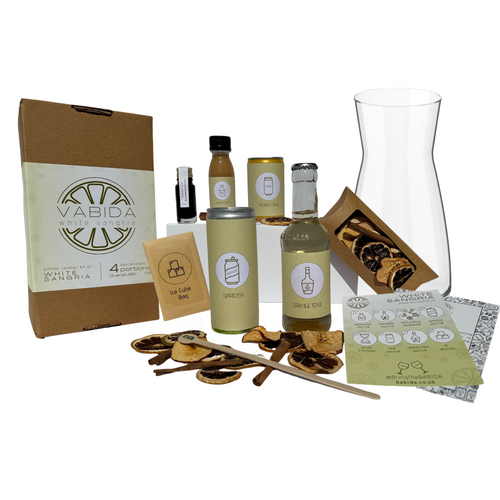 VABIDA White Sangria Drinks Kit & Gift Hamper | Alcohol-Free Sangria Gift Set Gift Edition